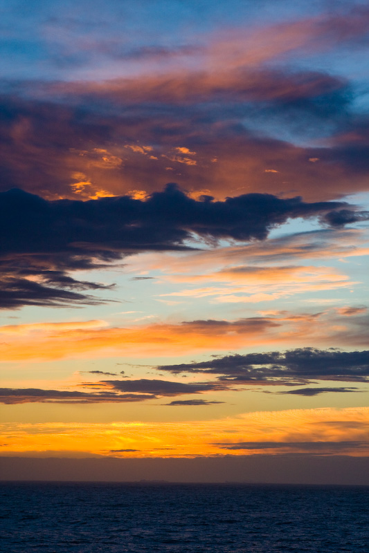 Sunset Over The Southern Ocean